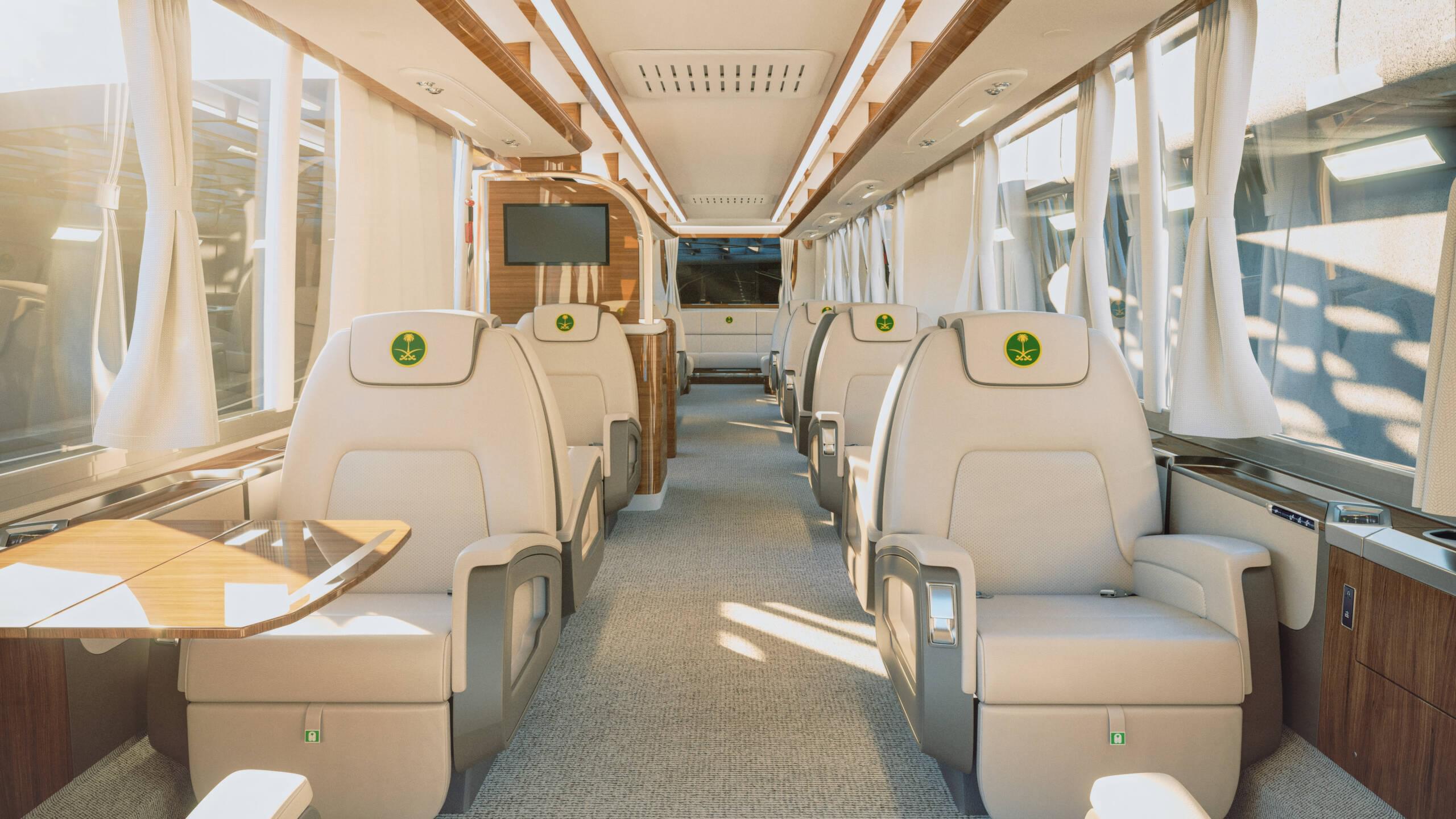 Mercedes-Benz Bus Interior Design For Saudi Royal Guard Authority